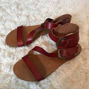 Brown Gladiator Sandals Size 6